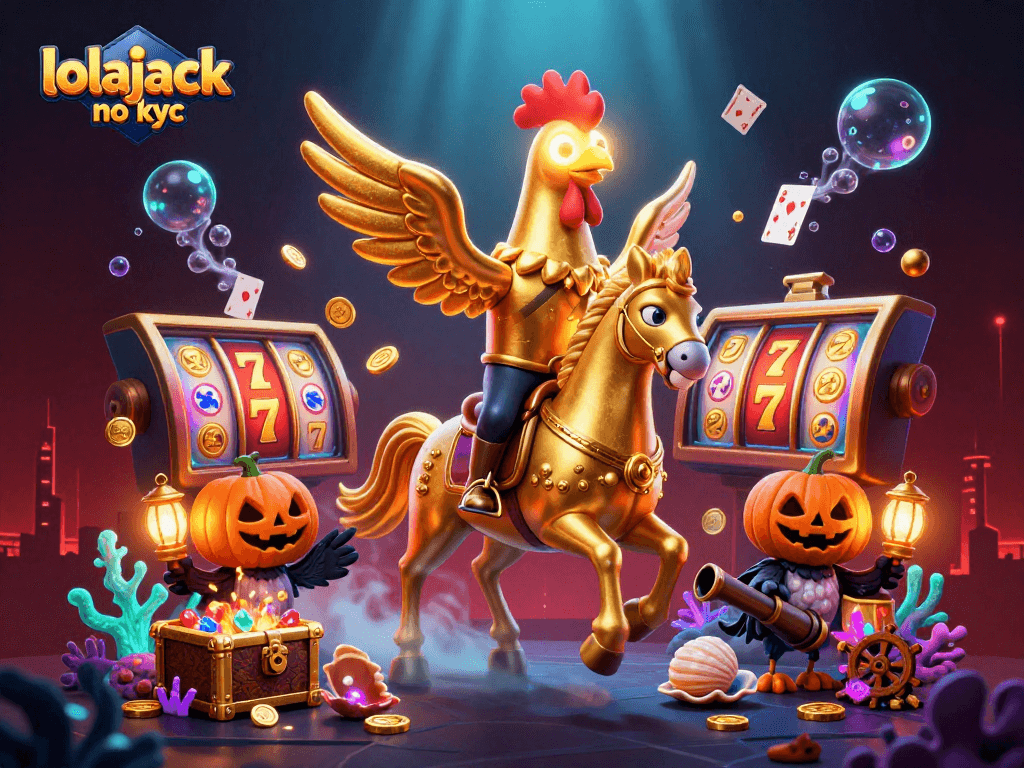 Engage in exciting gameplay with lolajack no kyc, featuring vibrant slots and dynamic casino elements.
