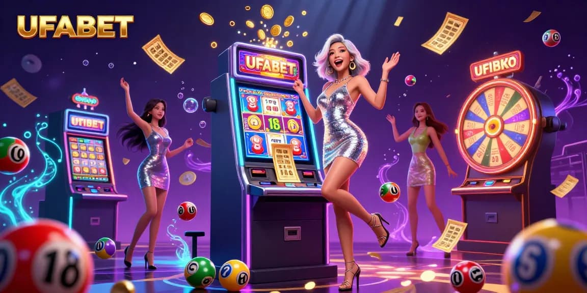 Experience thrilling jackpots at UFABET with vibrant slot machines and dynamic gaming elements.
