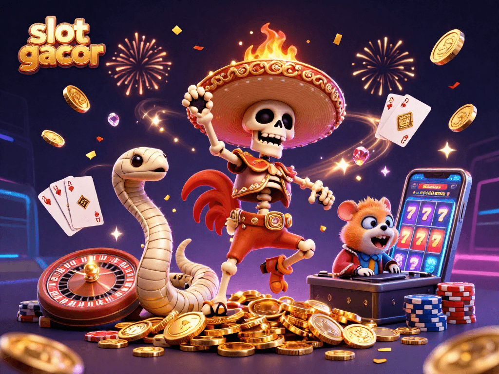 Menangkan hadiah besar di slot gacor yang penuh dengan koin emas dan simbol keberuntungan.