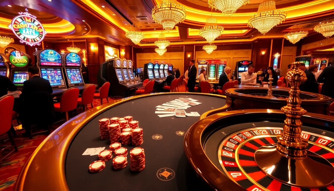 Vivez l'excitation d'un casino en ligne fiable avec des tables de jeu dynamiques et des joueurs enthousiastes.