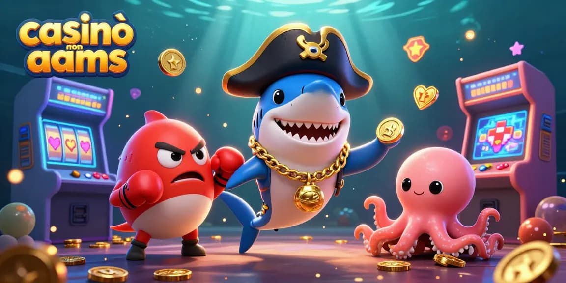 Interagisci con i migliori casinò in Italia attraverso i casinò non aams, mostrando personaggi vivaci ed elementi di gioco.