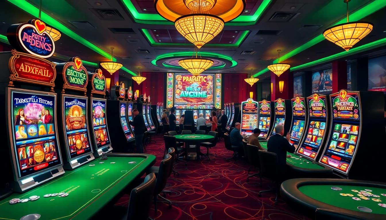 Experience the excitement of playing slot pragmatic machines in a luxurious casino environment.