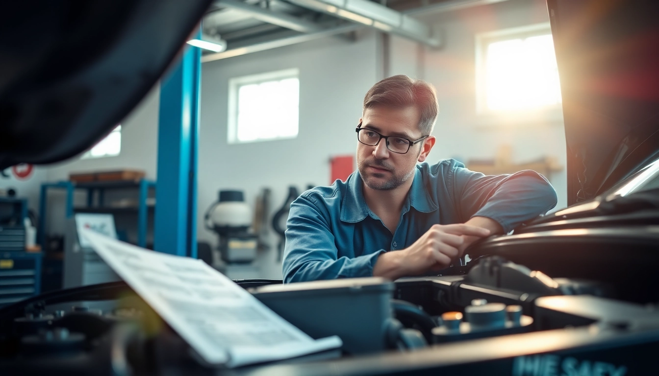Experienced mechanic evaluating a vehicle's engine, emphasizing extended car warranty for used cars.