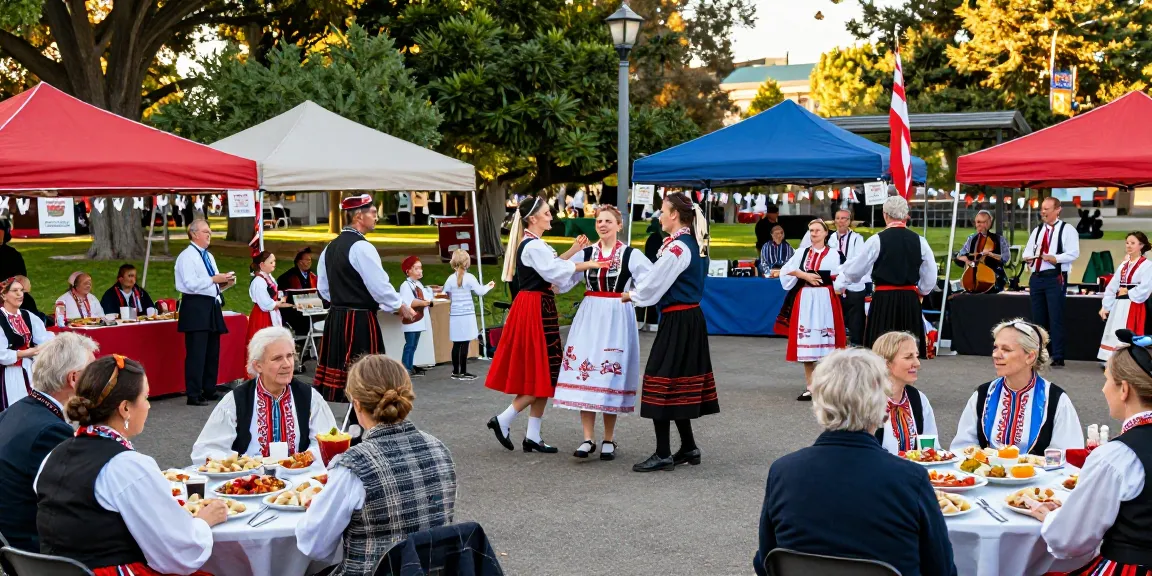 Community event at NAGA2000 in San Francisco, showcasing Polish culture through food and dance, https://www.sfpol.com/