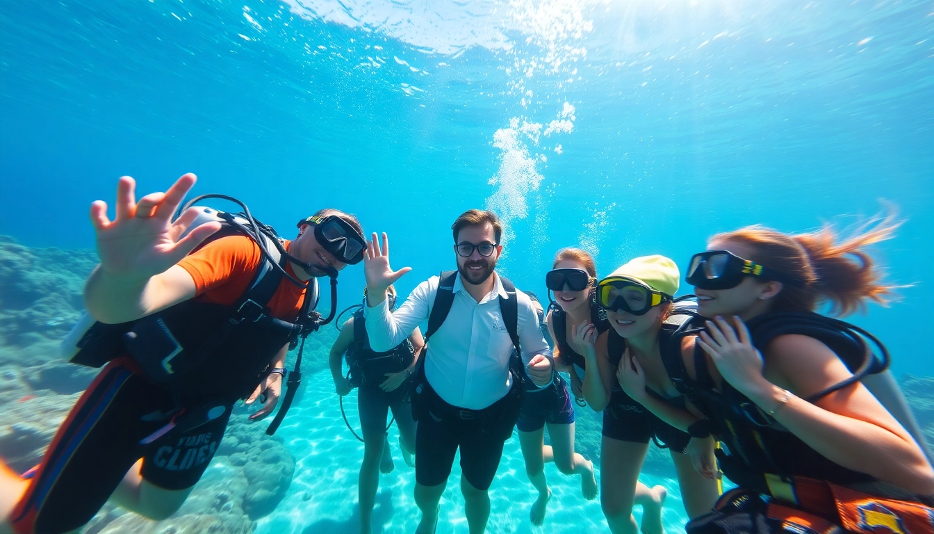 Erleben Sie SSI Kurse in einer tropischen Unterwasserwelt mit Tauchern und lebendigen Korallen.