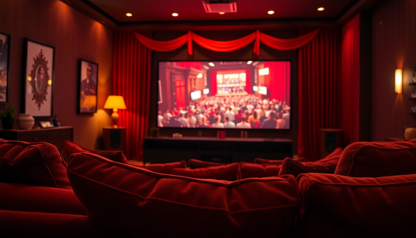 ดูหนังในโรงภาพยนตร์ที่บ้านพร้อมที่นั่งสบายและไฟสลัว