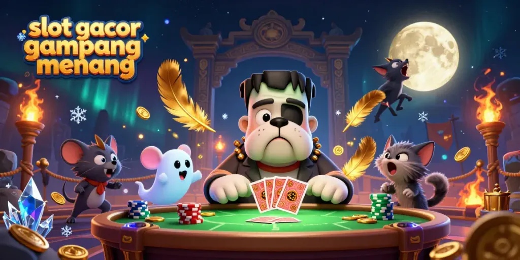 Experience thrilling gameplay with slot gacor gampang menang in a vibrant 3D casino scene.
