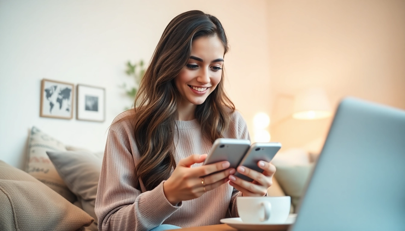 Discover how to find paid onlyfans pages while browsing on a smartphone in a cozy setting.