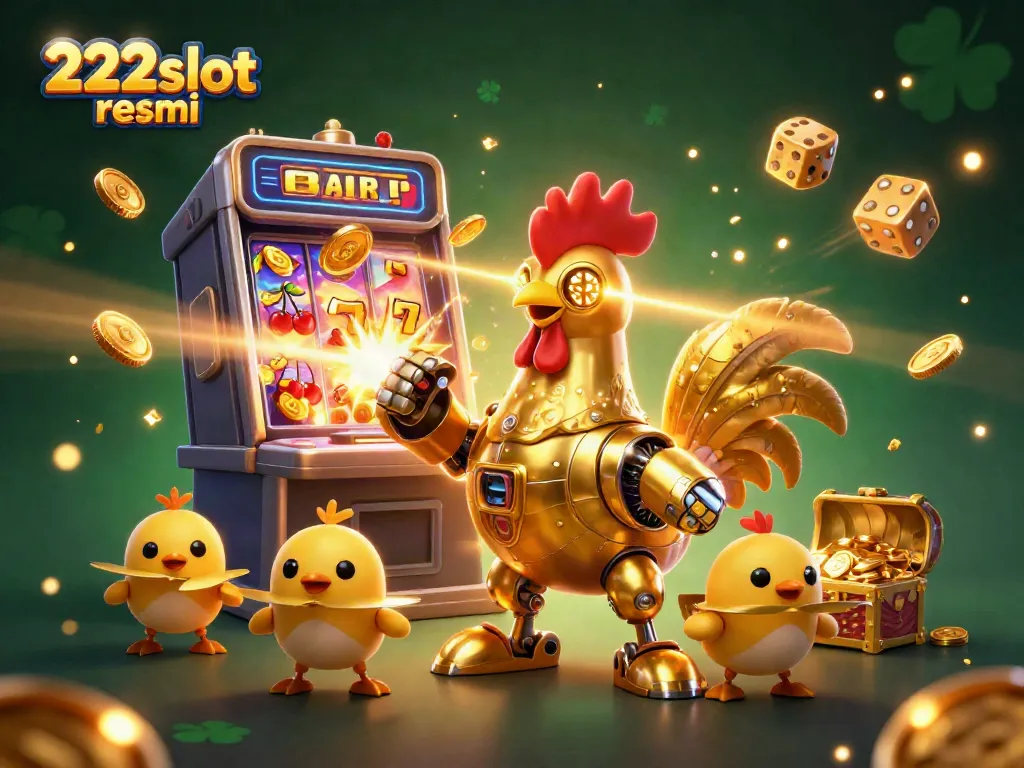 Permainan menarik di 222slot resmi dengan karakter robot dan mesin slot yang mengagumkan.