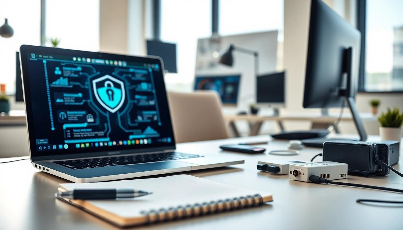 Offering essential small business it services in a modern office setting.