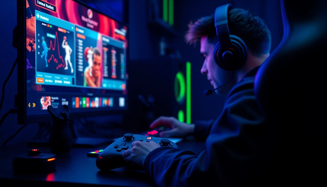 The Best nba2k zen script gaming setup showcases an immersive player experience with vibrant gaming colors.