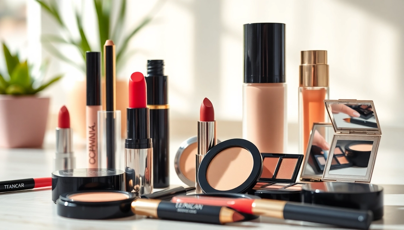 Explore wholesale make up products beautifully arranged for easy shopping.
