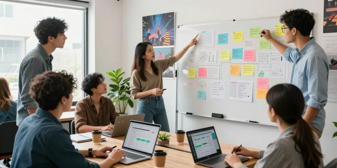 Entrepreneurs collaborating in a vibrant co-working space at https://www.startsomethingpc.com, showcasing innovative ideas.