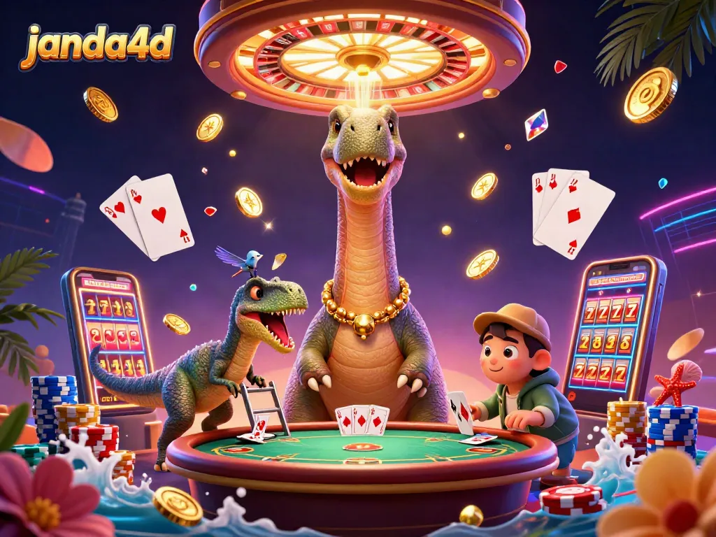 Rasakan keseruan game janda4d dengan ilustrasi kasino digital penuh aksi!