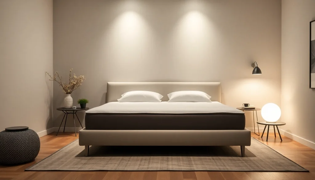 Materassi matrimoniali di alta qualità per un sonno ottimale, evidenziando il comfort e il design moderni.