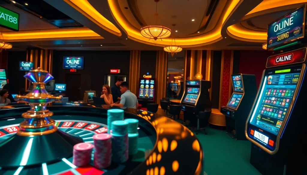 Experience the thrill of gambling at nhà cái ta88, featuring exciting roulette and poker action.