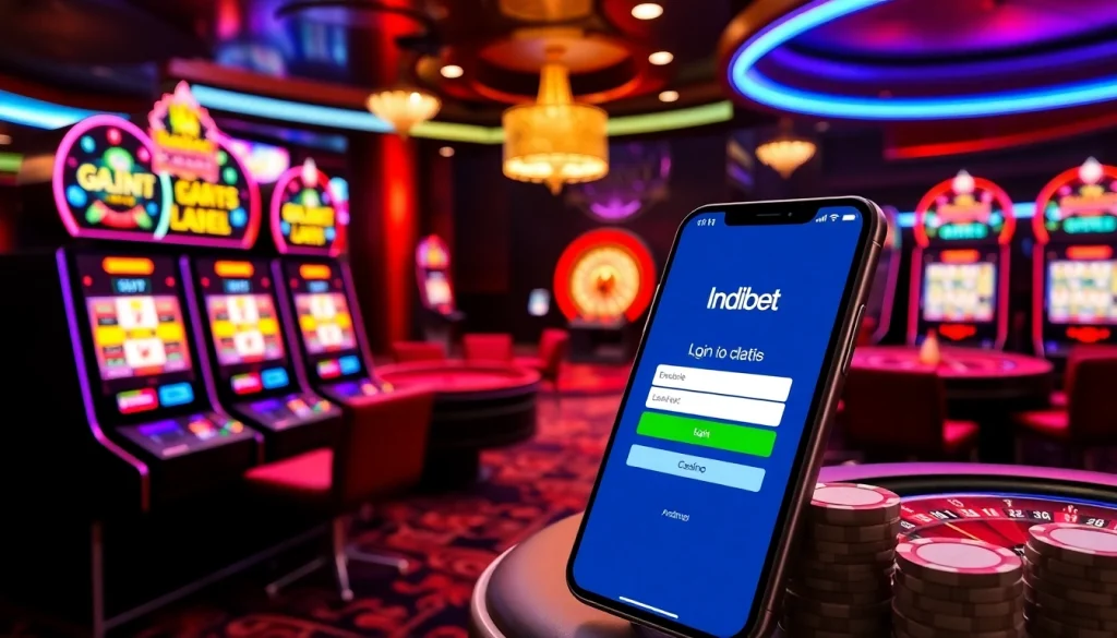 Securely log into your Indibet game account for a thrilling betting experience.