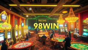 Experience the thrill of winning at 98WIN with vibrant casino games and electrifying atmosphere.