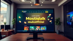 Mostbet sadiqlik mukafatlari təqdim edən müasir kazino veb saytını nümayiş etdirir.