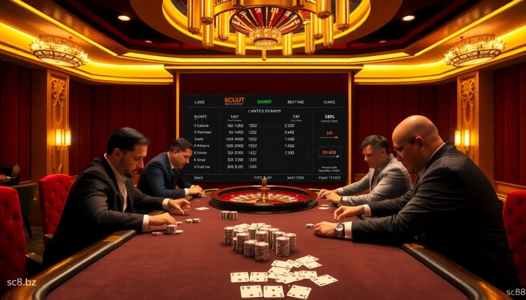 Experience the excitement of poker and roulette at https:/sc88.bz/ with professional players in action.