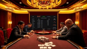 Experience the excitement of poker and roulette at https:/sc88.bz/ with professional players in action.