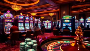 Berinteraksi dengan Slot Depo 5rb untuk merasakan permainan yang mendebarkan pada mesin slot kasino yang penuh warna.