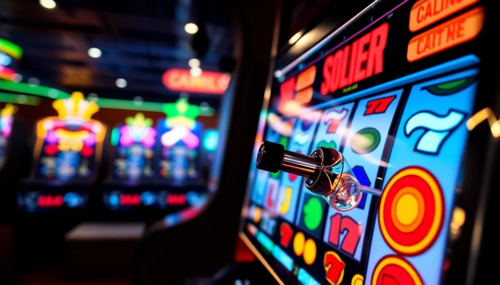 Menampilkan proses slot deposit 1k dengan antarmuka permainan slot online yang vibrant dan menarik.