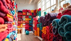 Koop fleece stof kopen in een gezellige stoffenwinkel met kleurrijke voorraad.