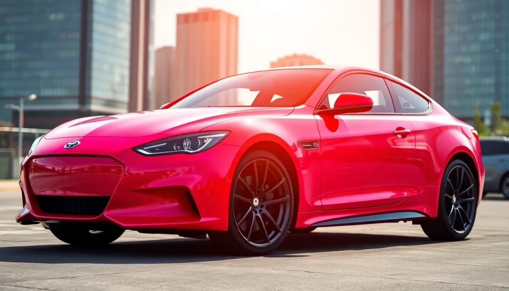 Enhance your vehicle's look with PPF Chattanooga's glossy protection on a car.