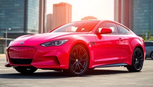 Enhance your vehicle's look with PPF Chattanooga's glossy protection on a car.