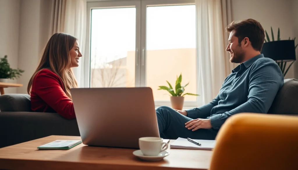 Engaging scene showcasing part-time sales jobs from home with a professional working in a home office.