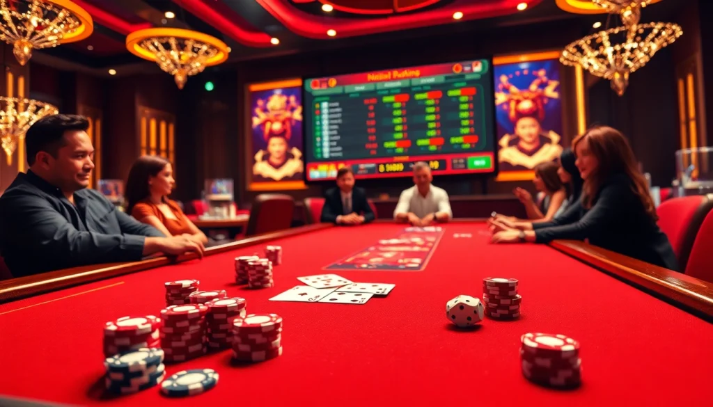 Experience thrilling gameplay at U8888 with vibrant casino elements and poker chips.
