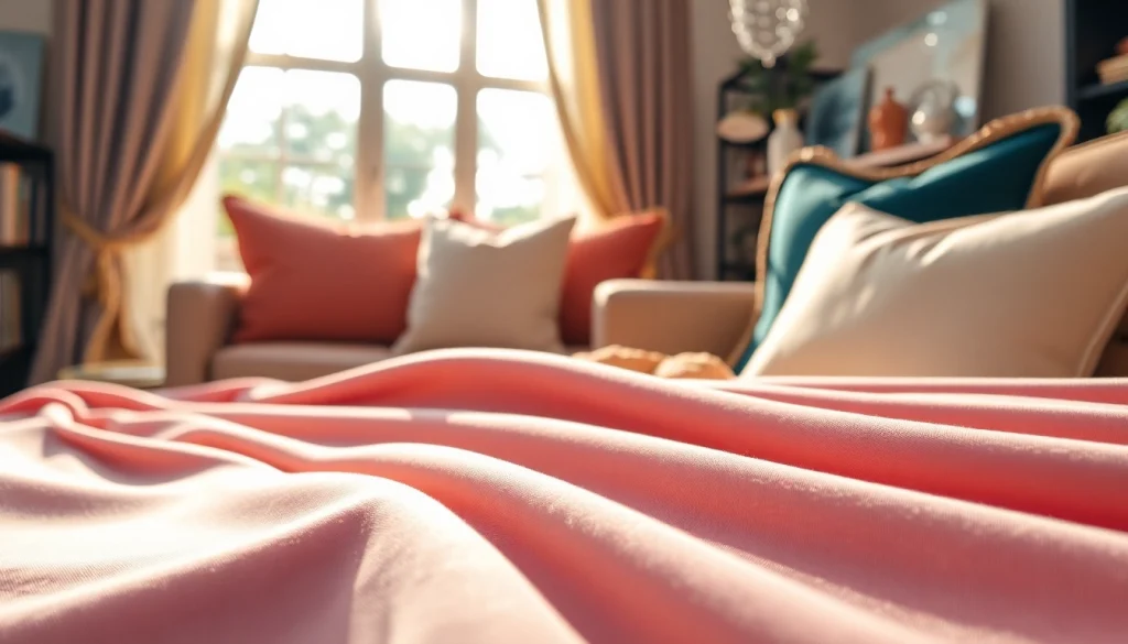 Fluweel stretch stof in een luxueuze stoffenwinkel, met rijke texturen en kleuren.