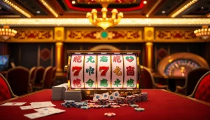 Spin the slot demo mahjong for exciting wins in a vibrant casino atmosphere.