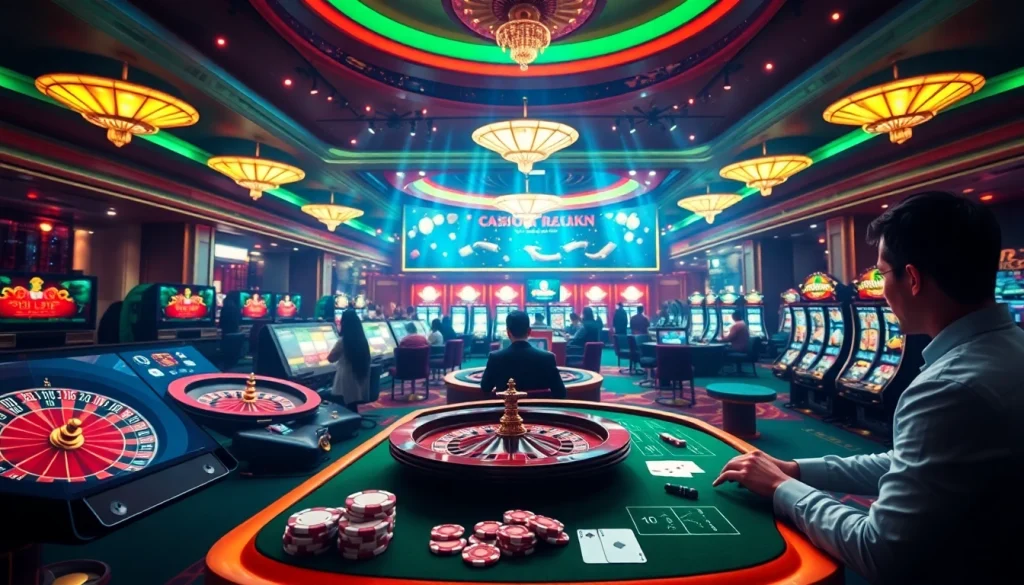 Vivez l'excitation dans un casino en ligne fiable avec des joueurs engagés à des tables de jeu en ligne luxueuses.