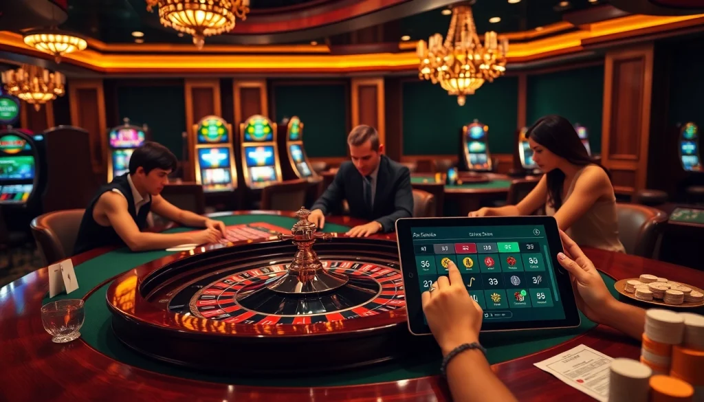 Vivez des jeux passionnants dans un casino en ligne fiable, avec des tables élégantes et des joueurs captivants.