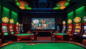 Engageant les joueurs dans un environnement luxueux, le casino en ligne fiable offre des jeux palpitants et de l'excitation.