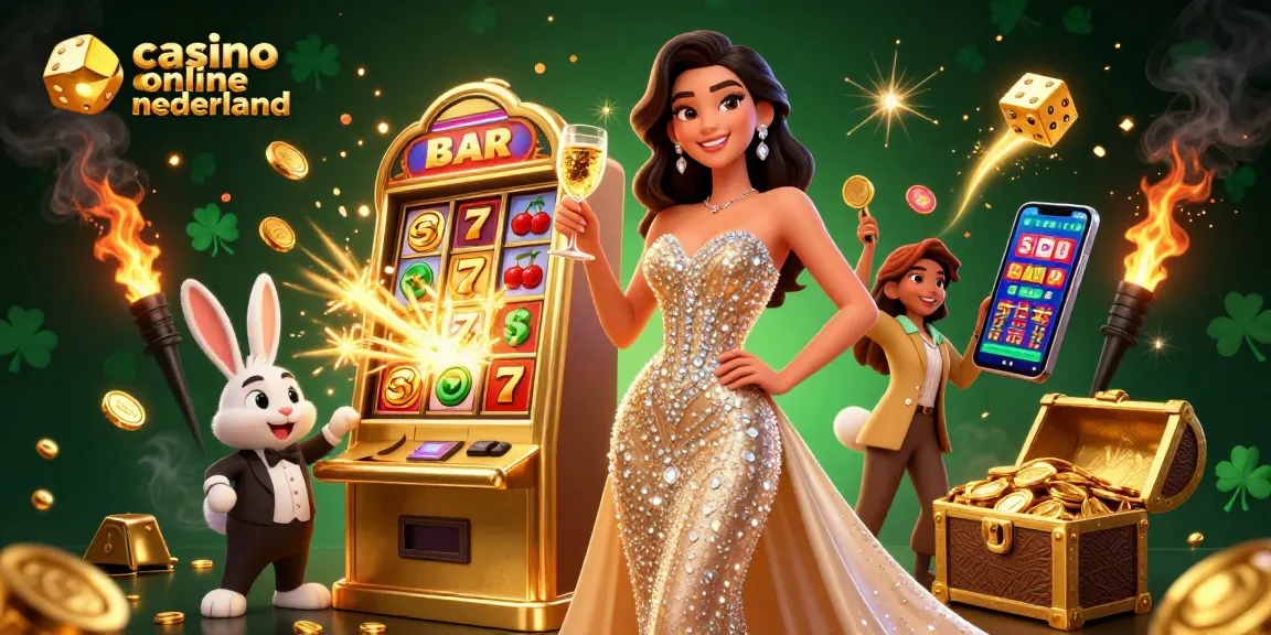 Experience the thrill of winning at casino online nederland with a stunning jackpot scene.