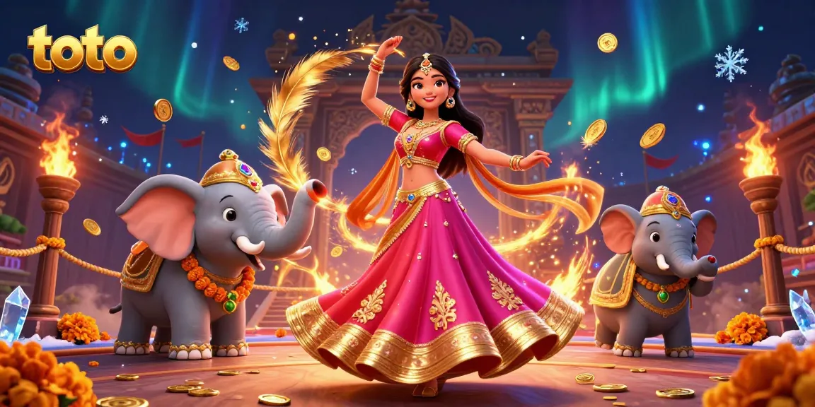 Experience thrilling toto gameplay with a vibrant Asian-inspired scene filled with excitement.