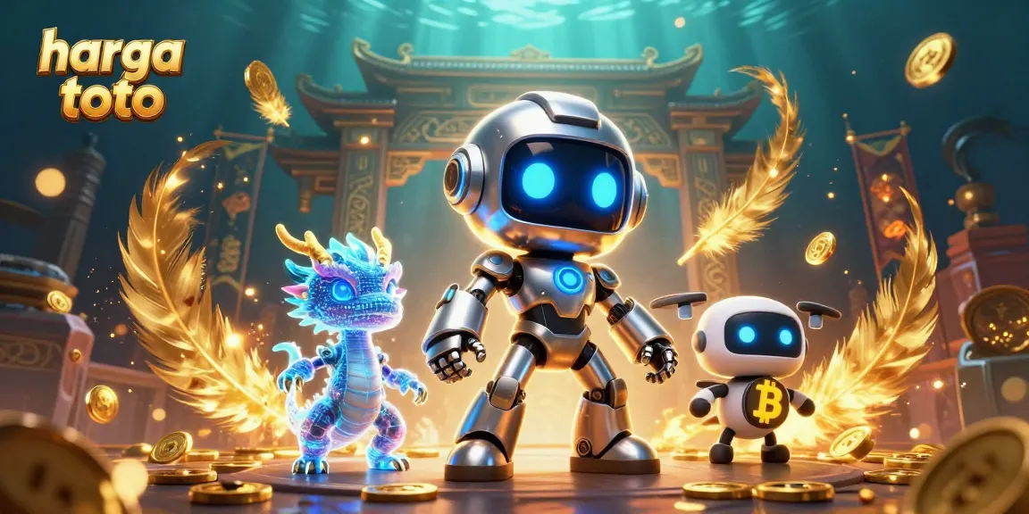 Menangkan peluang di harga toto dengan robot cyberpunk yang menggemaskan dan elemen kasino.