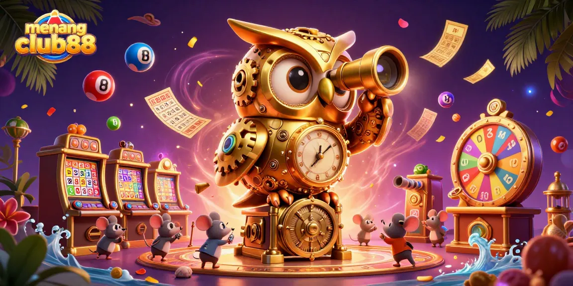 Win exciting prizes at menangclub88 with colorful lottery balls and captivating casino visuals.