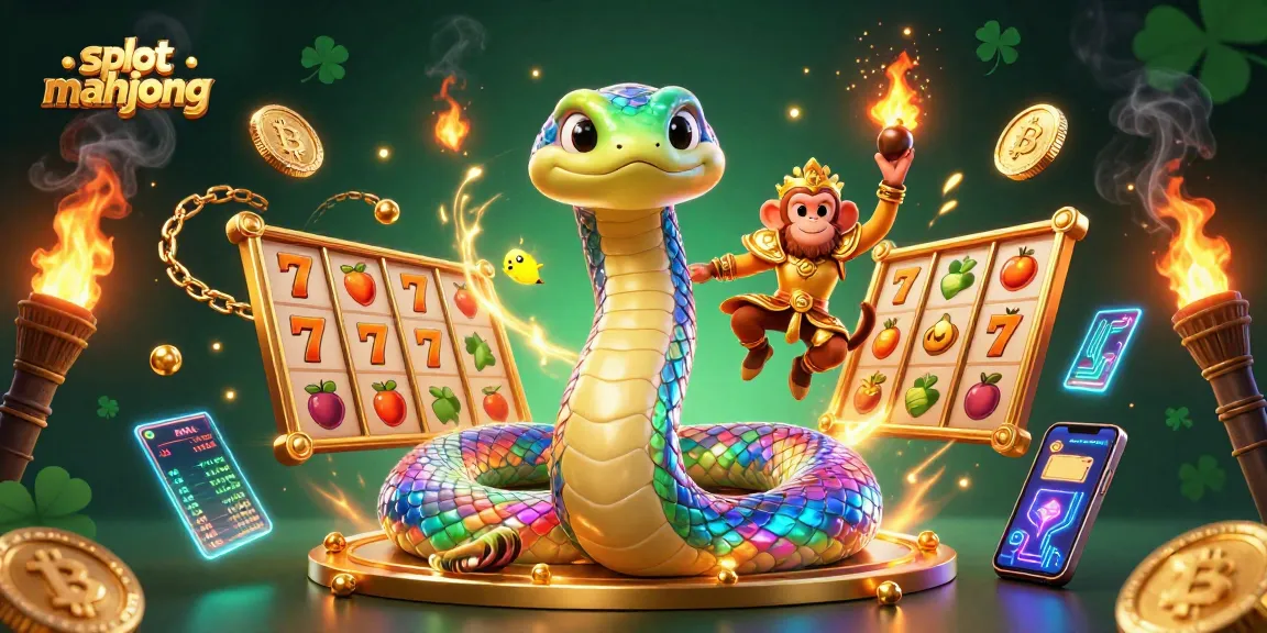 Experience the excitement of slot mahjong with vibrant 3D characters and casino-themed elements.