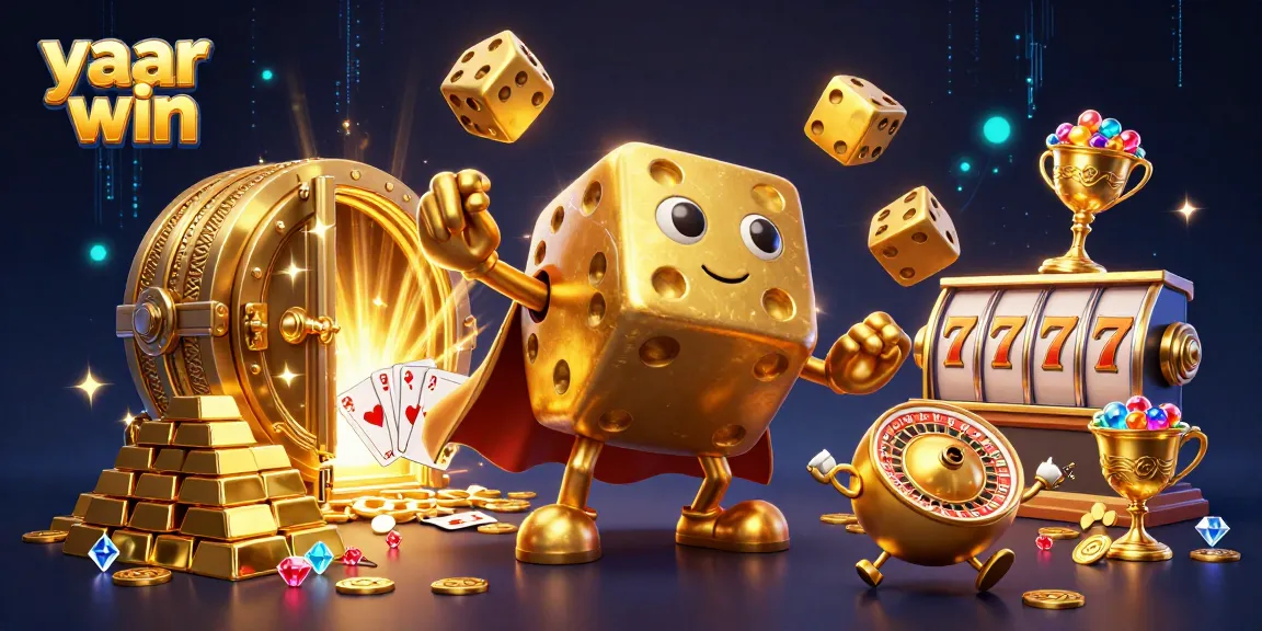 Engage with thrilling chances of winning at yaar win casino featuring golden dice and shimmering treasures.