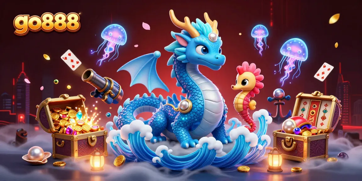 Experience the excitement of go888 with majestic characters and vibrant slot game action in this immersive 3D illustration.