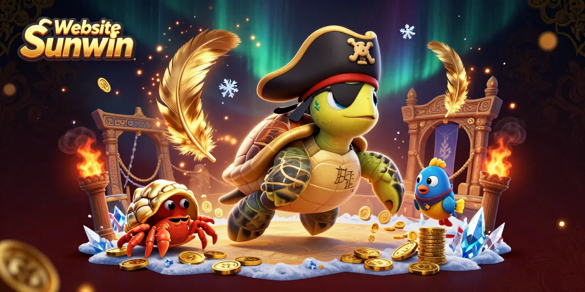 Experience thrilling gameplay at Website Sunwin with pirate-themed characters exploring treasure-laden depths.