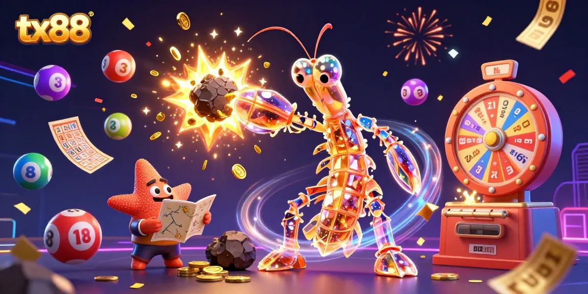 Experience the excitement of tx88 with vibrant casino elements in an action-packed scene.